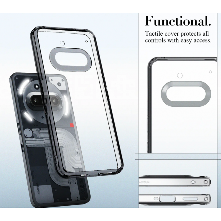 Θήκη Spigen SGP Ultra Hybrid για NOTHING PHONE 3A - ΔΙΑΦΑΝΟ ΓΚΡΙ - ACS09373